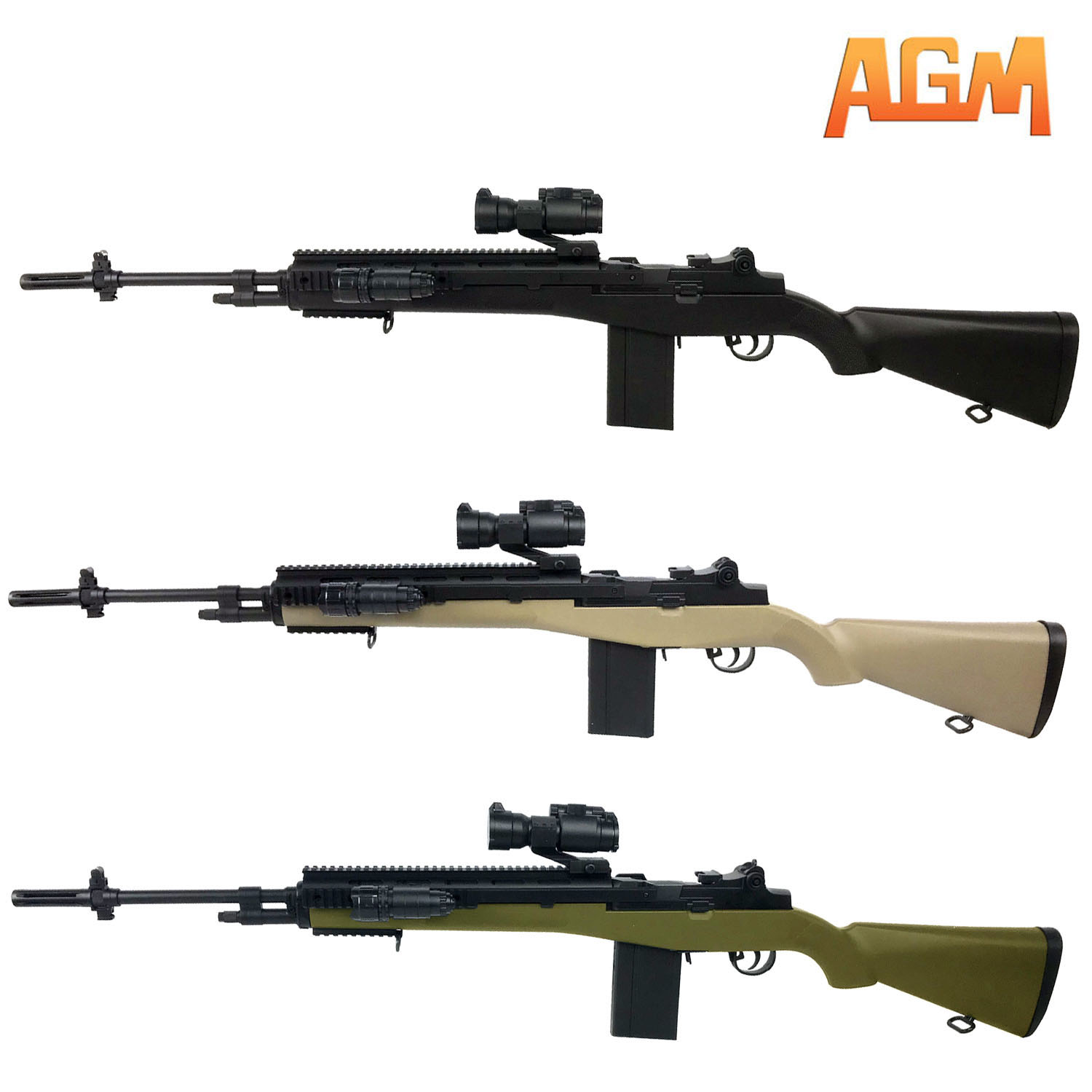 AGM M14 エアコッキング ロング（各カラーあり）