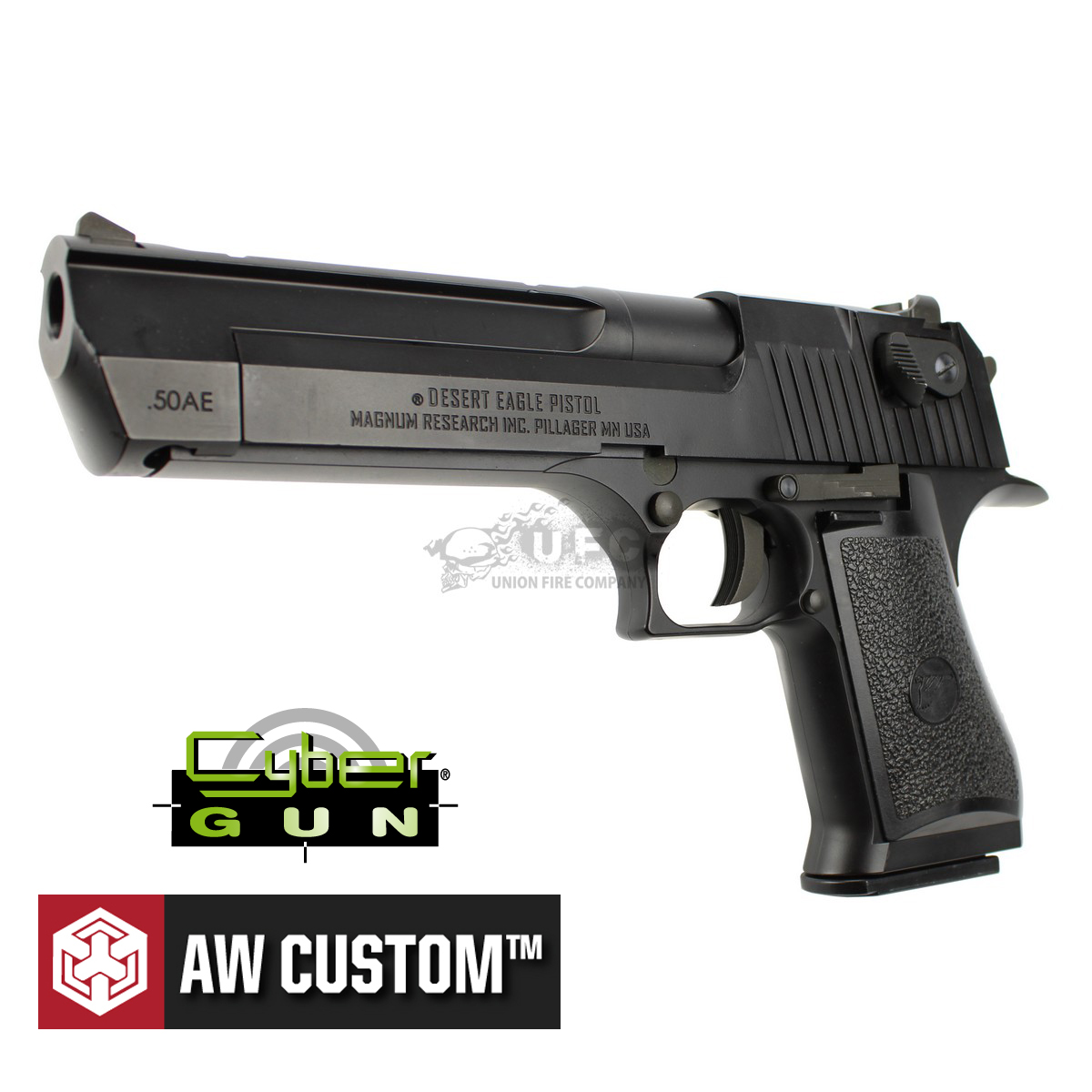 今秋入荷予約】AW/CYBERGUN DESERT EAGLE.50AE ガスブローバック BK